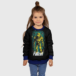 Свитшот детский Fallout poster style, цвет: 3D-синий — фото 2