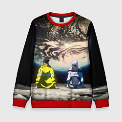 Свитшот детский Cyberpunk Edgerunners Дэвид Люси, цвет: 3D-красный