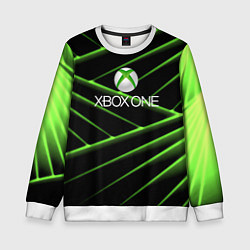 Свитшот детский Xbox game pass line, цвет: 3D-белый