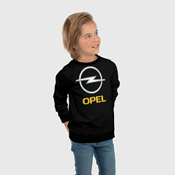 Свитшот детский Opel sport car, цвет: 3D-черный — фото 2