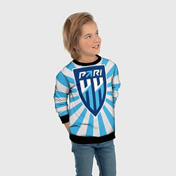 Свитшот детский Пари Нижний Новгород ФК, цвет: 3D-черный — фото 2