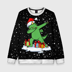 Свитшот детский Dragon dab, цвет: 3D-белый