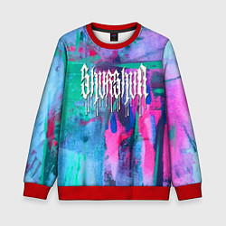 Свитшот детский Shurshun - tie-dye, цвет: 3D-красный