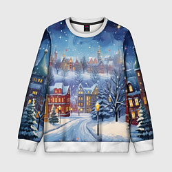 Детский свитшот New year city