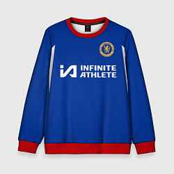 Свитшот детский Михаил Мудрик форма Челси 23-24 домашняя, цвет: 3D-красный