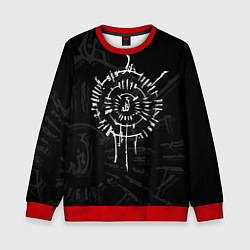 Свитшот детский Знак Астариона - Baldurs gate 3, цвет: 3D-красный