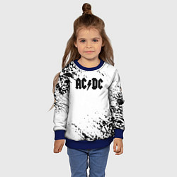 Свитшот детский ACDC rock collection краски черепа, цвет: 3D-синий — фото 2