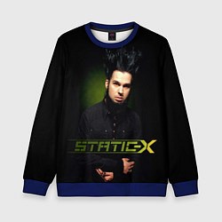 Свитшот детский Static - X, цвет: 3D-синий