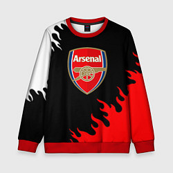 Свитшот детский Arsenal fc flame, цвет: 3D-красный