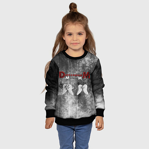 Детский свитшот Depeche Mode - Memento Mori gothic / 3D-Черный – фото 4