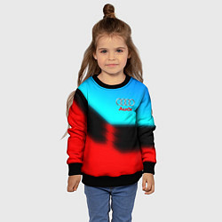 Свитшот детский AUDI sport brend color, цвет: 3D-черный — фото 2