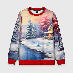 Детский свитшот Сказочная метель подарков