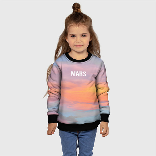 Детский свитшот Thirty Seconds to Mars Seasons / 3D-Черный – фото 4