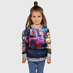 Свитшот детский GTA 6 auto, цвет: 3D-меланж — фото 2