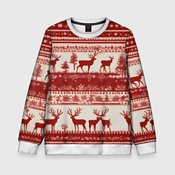 Детский свитшот Красные олени