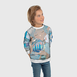 Свитшот детский Sousou no Frieren, цвет: 3D-белый — фото 2