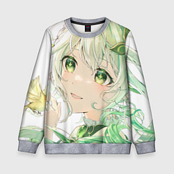 Свитшот детский Genshin Impact Nahida smile, цвет: 3D-меланж