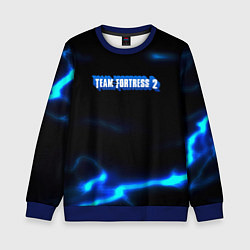 Свитшот детский Team Fortress storm electo, цвет: 3D-синий
