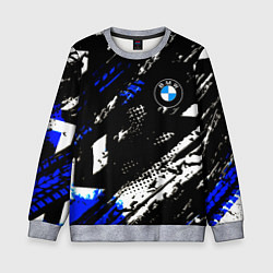 Детский свитшот BMW stripes color auto sport