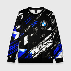 Детский свитшот BMW stripes color auto sport