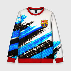 Свитшот детский Barcelona fc club, цвет: 3D-красный