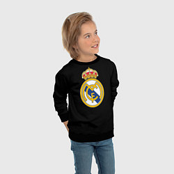 Свитшот детский Real madrid fc club, цвет: 3D-черный — фото 2