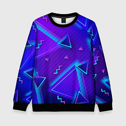 Детский свитшот Neon Pattern colored