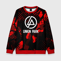 Детский свитшот Linkin park краски текстуры