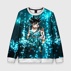 Свитшот детский Dragon ball color anime, цвет: 3D-белый