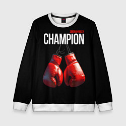 Свитшот детский Siberian Rocky Champion, цвет: 3D-белый