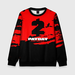 Свитшот детский Payday 2 краски, цвет: 3D-черный