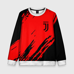 Свитшот детский Juventus краски спорт фк, цвет: 3D-белый