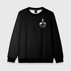 Детский свитшот Mitsubishi - carbon and metal