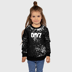 Свитшот детский Dayz краски брызги, цвет: 3D-черный — фото 2