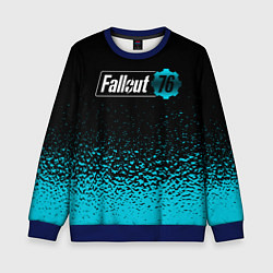 Свитшот детский Fallout 4 bethesda, цвет: 3D-синий