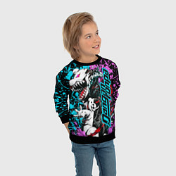 Свитшот детский Monokuma - fan art, цвет: 3D-черный — фото 2