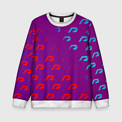 Детский свитшот НФС лого градиент текстура