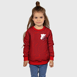 Свитшот детский Hoffenheim отпечатки, цвет: 3D-красный — фото 2