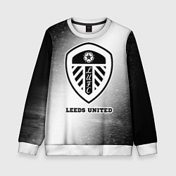 Свитшот детский Leeds United sport на светлом фоне, цвет: 3D-белый