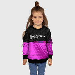 Свитшот детский Manchester United pro football посередине, цвет: 3D-черный — фото 2