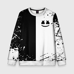 Детский свитшот Marshmello краски музыка