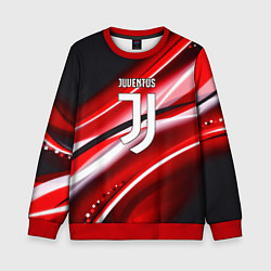 Свитшот детский Juventus geometry sport line, цвет: 3D-красный