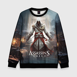 Свитшот детский Assassins creed poster game, цвет: 3D-черный