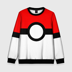 Детский свитшот Pokeball texture