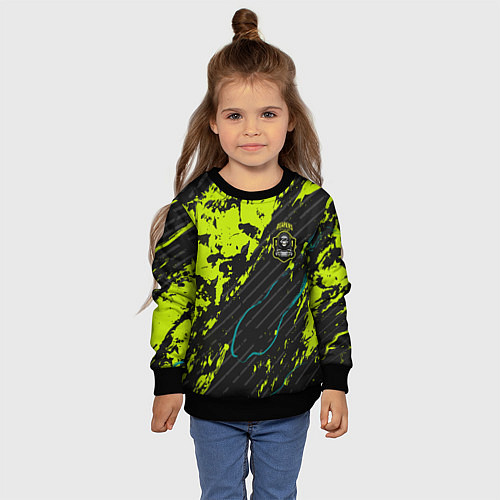 Детский свитшот Reapers gaming / 3D-Черный – фото 4