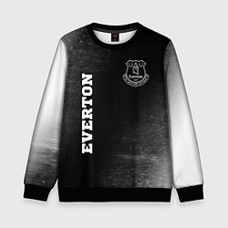 Детский свитшот Everton sport на темном фоне вертикально