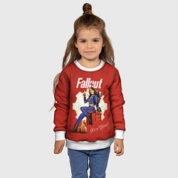 Свитшот детский Fallout - Lucy, цвет: 3D-белый — фото 2