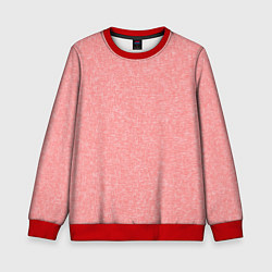 Свитшот детский Текстурный бледно-красный, цвет: 3D-красный