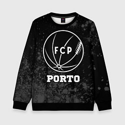 Свитшот детский Porto sport на темном фоне, цвет: 3D-черный