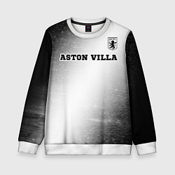 Свитшот детский Aston Villa sport на светлом фоне посередине, цвет: 3D-белый